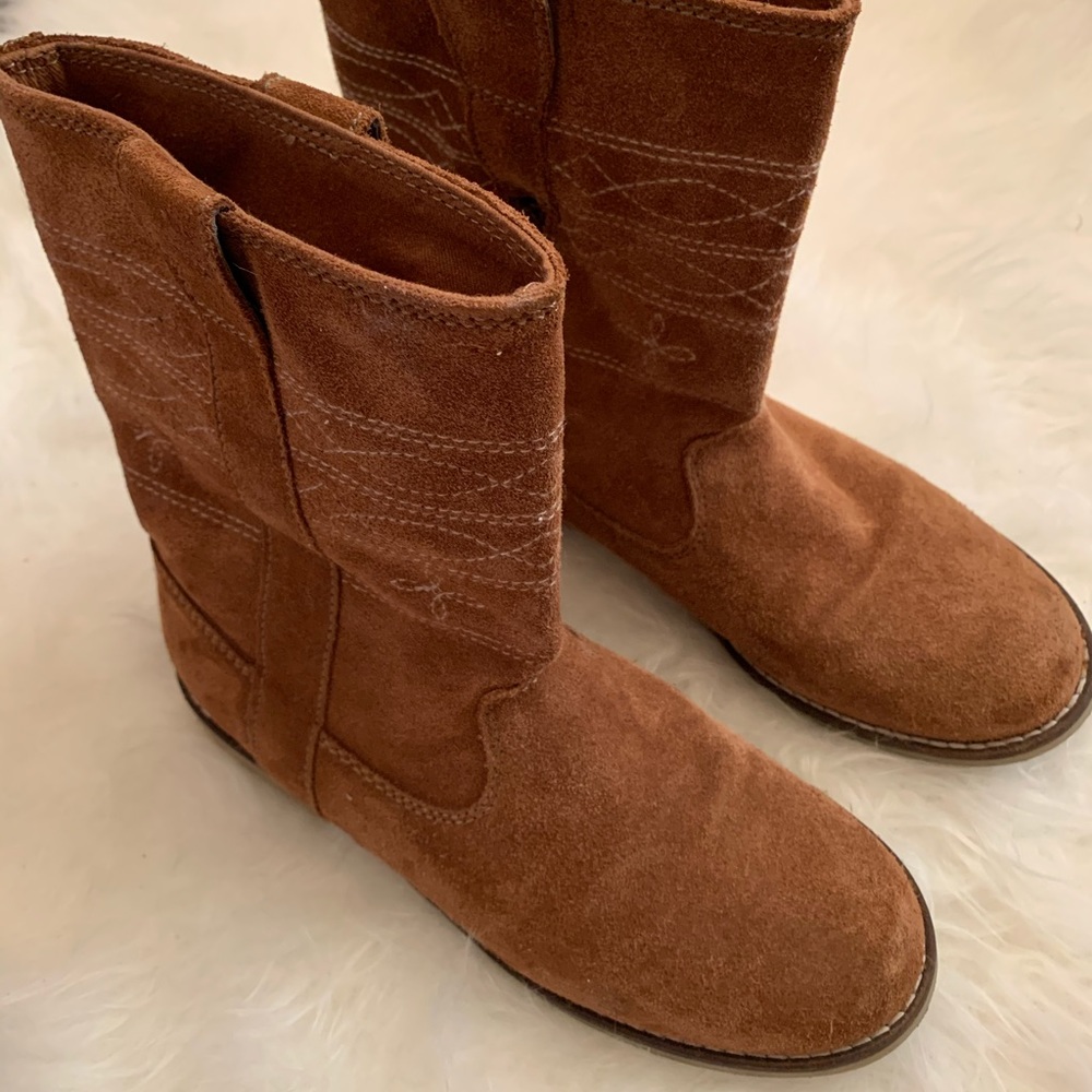 Zara Girls  Suede Western Boots